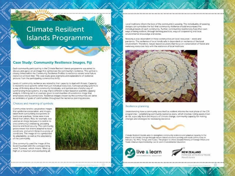 Image of the Fiji Resilience Image case study