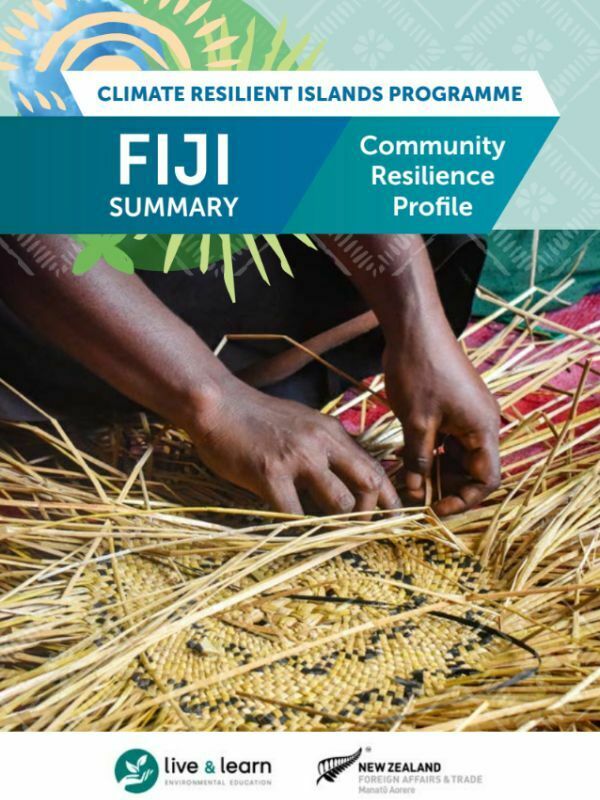 Cover of the Fiji summary Community Resilience Profile