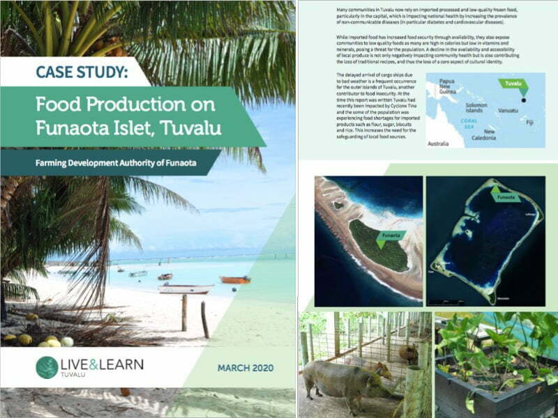 Cover and sample images from Funaota Islet Case Study