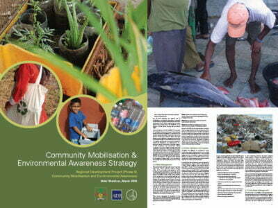 Cover page for the document 'Community Mobilisation & Environmental Awareness Strategy'