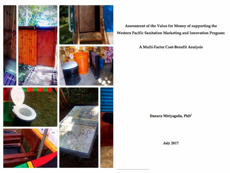 Cover of Sanitation Marketing Value for Money analysis report