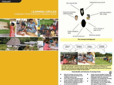 Cover page for the document 'Learning Circles Guide'