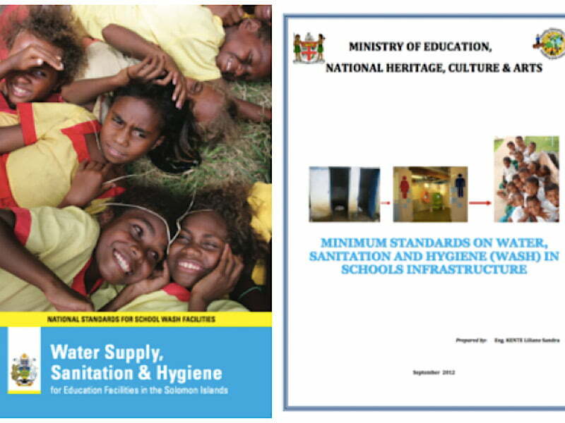 Cover of WASH in Schools Standards for Solomon Islands and Fiji
