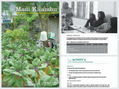 Cover page for the document 'Madi Kilambu - A Rapid Assessment of Perceptions: Part 1'